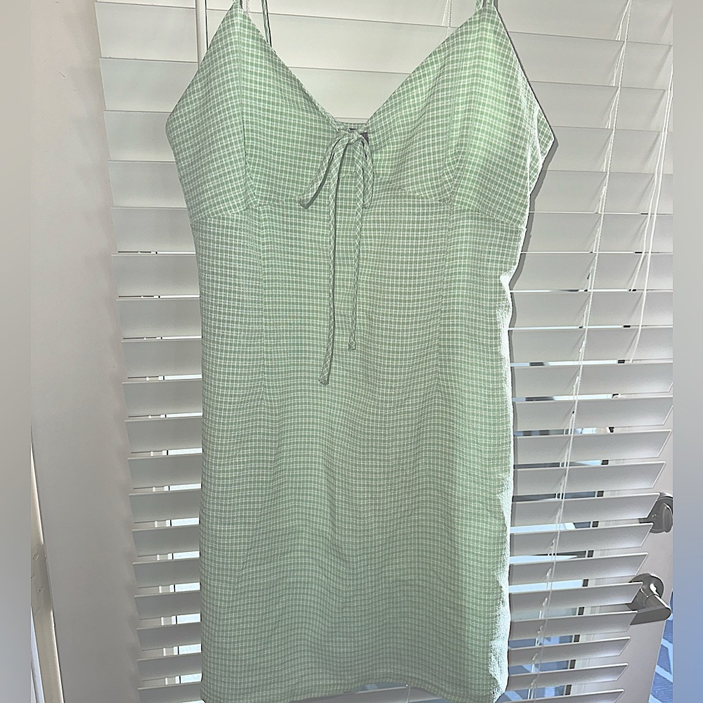 Forever 21 pastel green mini dress
